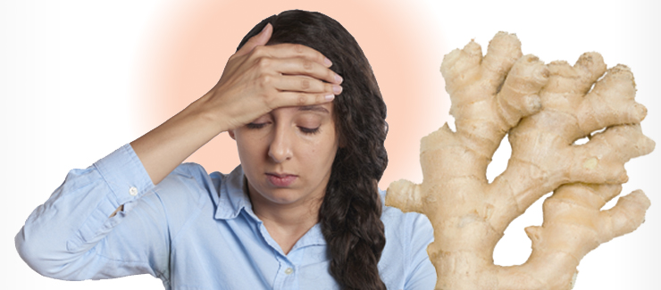 Ingefära kan lindra huvudvärk och migrän